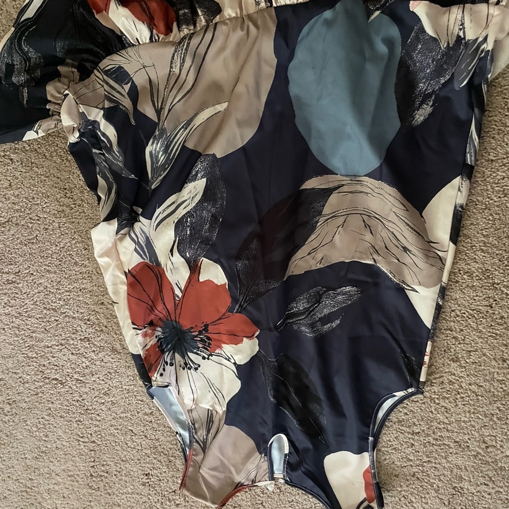 Floral Print Bodysuit